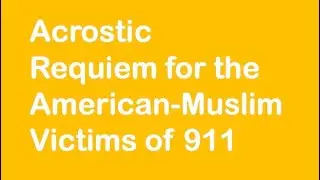 an acrostic for Ali Malahi, an #American #Muslim #Victim of #911