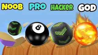 NOOB vs PRO vs HACKER vs GOD in Going Balls