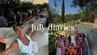 Una cena familiar, eventazo con vosotras y finde de amigas y boda 🌼