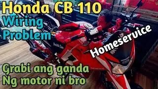 Honda cb 110 Rewiring / Homeservice ,Lipa city batangas
