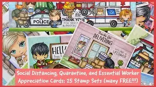 Social Distancing, Quarantine, and Essential Worker Appreciation Stamps Haul - Many FREE!
