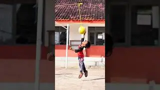 teknik spike Ase Gebot saat latihan bareng Coach Almirwan #volleyball