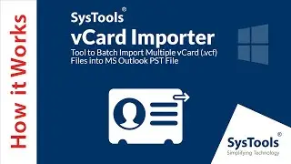 Как пакетно импортировать несколько файлов vCard в MS Outlook PST | Простой метод