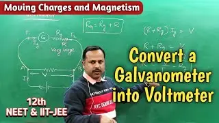 Convert a Galvanometer into Voltmeter | 12th | Physics handwritten notes #cbse