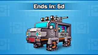 Оружие фургона торговца доминирует в Pixel Gun 3D