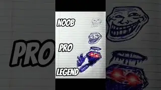 How To Draw Troll Face 🔥#shorts #trending #trollface #scary #horror #drawing #sketch #art #draw