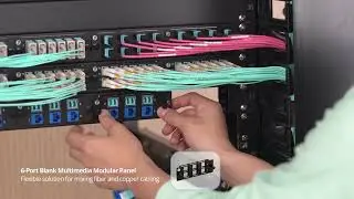 Solution de C&acirc;blage Structur&eacute; de salle serveur informatique