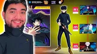 NOS SACAMOS ESTÉ NUEVO TRAJE  DE COLABORACIÓN EN FREEFIRE 😱 FREEFIRE X JUJUTSU KAISEN