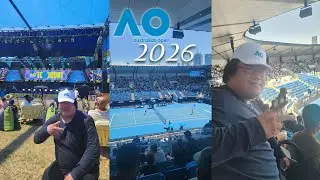 Ao Tennis Live Melbourne Australia 2026 | Vlog