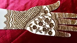 • Simple Mehendi Design Tutorial.Minimalist Mehendi:Elegant & Fast•EASY Mehendi. Party Simple design