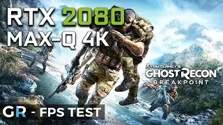 RTX 2080 MAX-Q GHOST RECON BREAKPOINT | Dell Alienware M15 R2 | 4K All Settings | FPS Benchmark Test