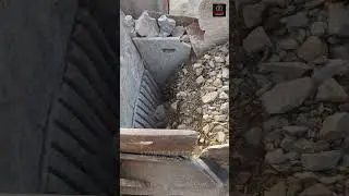 Rock Shattered in Seconds by Crusher ⚡🔨 | #shorts #USA #CrushingPower