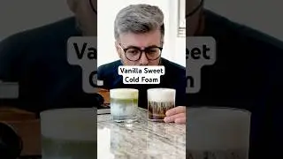 Vanilla Sweet Cold Foam Recipe | Perfect for Iced Coffee, Cold Brew & Matcha Lattes #coldfoam