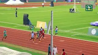 200m U20 Men Final at 3rd CAA U18/20 Championship 2025, M.K.O Stadium, Ogun State, Nigeria.