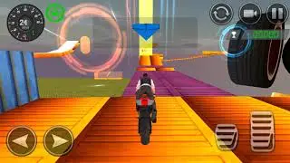 Impossible Stunts Bike Racing Games 2018 Sky Road - Android Gameplay