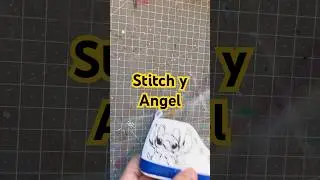 Stitch y Angel zapatillas beb&eacute; #shortsviral #viralshortsvideo #custom #shorts #shoes