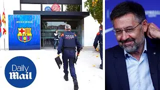 FC Barcelona: Police raid HQ and ARREST ex-president Bartomeu in 'Bar&ccedil;aGate' case