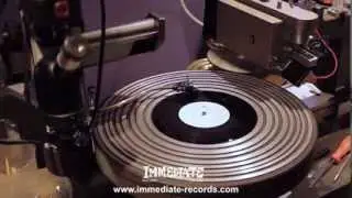 Small Faces - Kenney Jones cutting the Record Store Day vinyls (2012)