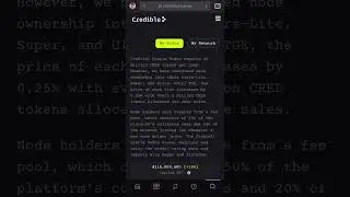Credible: Buy Credit AI Nodes Using Phantom Wallet on Mobile