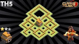 NEW BEST TOWN HALL 5 (TH5) BASE | TH5 BASE COPY LINK - CLASH OF CLANS