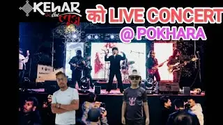 LIVE CONCERT of KEhAR & the लुङ्गा BAND || POKHARA || Hallan CHOWK || NEPAL || MAMA-VANJA VLOG ||