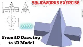 Intersection of Solids in SolidWorks: Beginner Exercises and Tutorials | SolidWorks Tutorial