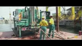 Drill Rig Fraste Multidrill ML  - Environmetal drilling at Venice drilling site