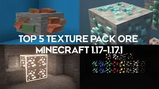 TOP 5 TEXTURE PACK de ORES para MINECRAFT 1.17.1 - 1.17