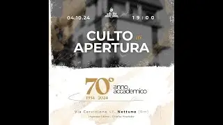 IBI | Culto di apertura 70° anno accademico