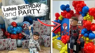 CELEBRATING LAKE'S 3RD BIRTHDAY!! OPENING HIS PRESENTS + BIRTHDAY PARTY WITH OUR FAMILIES