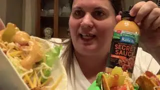 TACO TUESDAY! HIDDEN VALLEY NEW CAJUN SECRET SAUCE REVIEW !! BABY MAMA DRAMA !!!