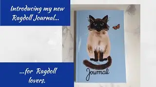 My new Ragdoll journal is now available on Amazon