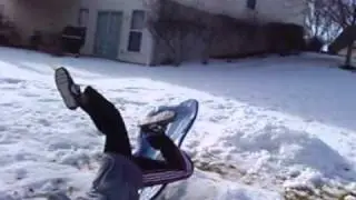 EPIC FAIL: Sledding Accident