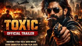 TOXIC Official Trailer | Rocking Star Yash New Movie | Dark Gangster Action Film 2025