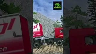 ENGINE ON FIRE! Truck Pushes Through Dangerous Path in MudRunner! 🚛🔥 #fypシ #mudrunner