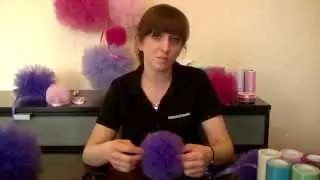 Jak zrobić pompony z tiulu