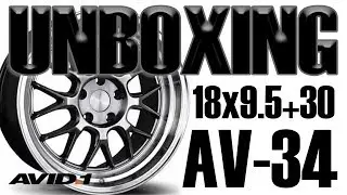 Avid.1 AV-34 18x9.5 +30 Wheel Rim Unboxing