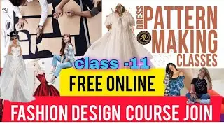PMT CLASS 11 | STRAIGHT SKIRT PATTERN/drafting/cutting | free pattern making course | Straightskirt