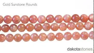 Dakota Stones Gold Sunstone Rounds