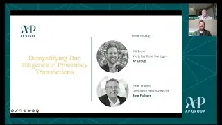 AP Group Demystifying Due Diligence in Pharmacy Transactions Webinar