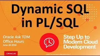 Dynamic SQL in PL/SQL