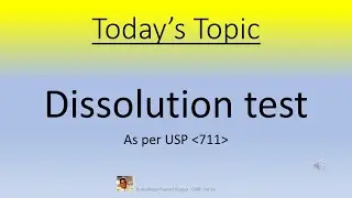 Dissolution test