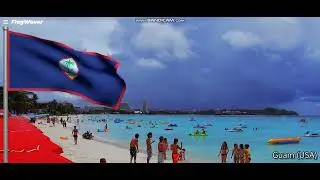 Guam Flag and Territorial Anthem