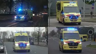 Veel verschillende ambulances met spoed in Utrecht, Amsterdam en Almere!
