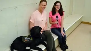 TODAY'S 'Puppy with a Purpose' Charlie and Olivia Poff w/Victoria Bonavita