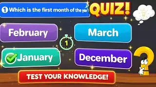 Months of the year | Months Names | January February | Kids Learning