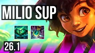 MILIO & Aphelios vs PYKE & Lucian (SUP) | KR Diamond | 26.1