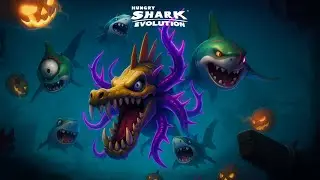 ALL 38 HUNGRY SHARK EVOLUTION UNLOCKED - NEW PARASITE SHARK! - Hungry Shark Evolution 13.4.2