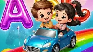 Стихи про буквы А и В для детей | Изучение алфавита А и В для детей | Детские песни @ajitkumar_2067