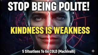 Stop Being Polite! 5 Situations Where Kindness is Weakness (Machiavelli) || Truth Lens Stories